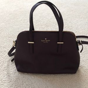 Plum Kate spade shoulder bag